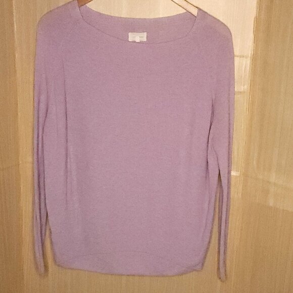 Lou & Grey Womens Lavender Purple Lightweight Oversized Sweater XS - Picture 1 of 5